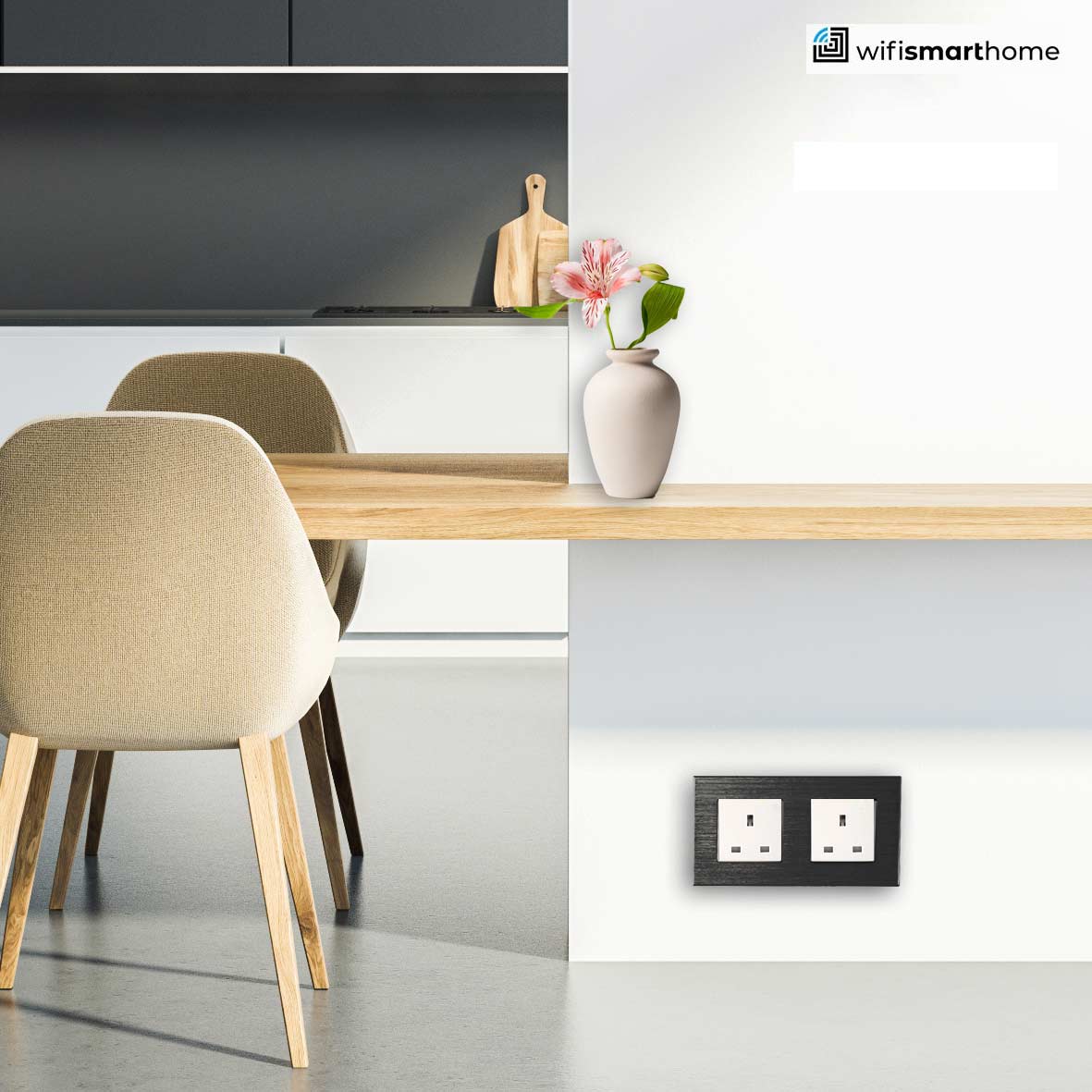 Prestige Pro Double Luxury UK Socket - 13 AMP