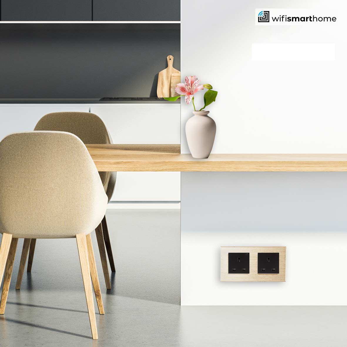 Prestige Pro Double Luxury UK Socket - 13 AMP