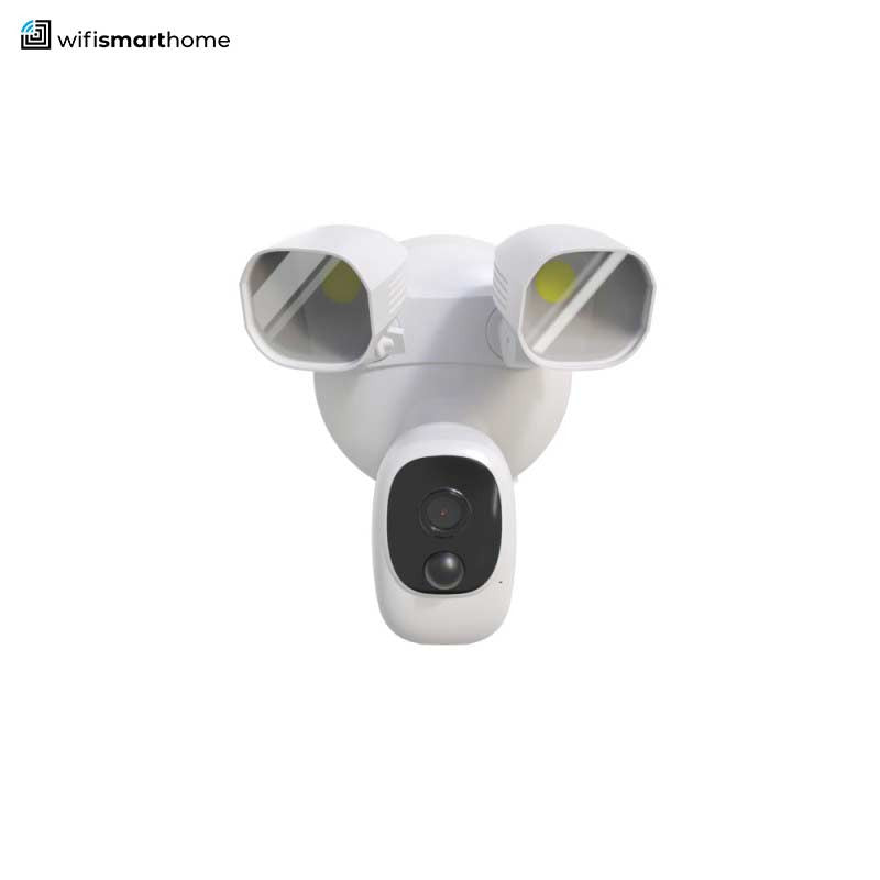 Smart security floodlight camera