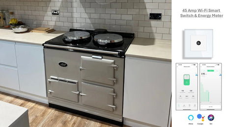 Case Study: Transforming AGA Range Cookers with the Pure Glass Smart Wi-Fi Spur Switch - 45 AMP