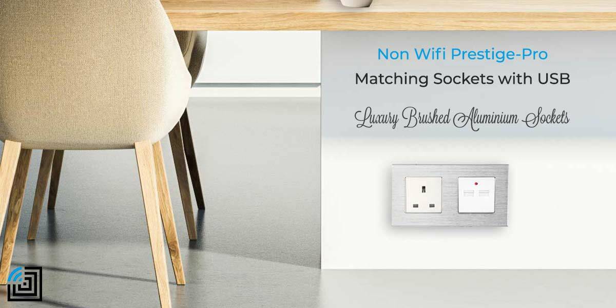 Prestige-Pro 13 Amp Sockets with Twin USB