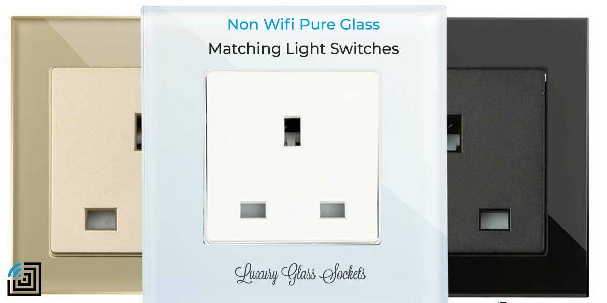 Pure Glass 13 Amp Sockets