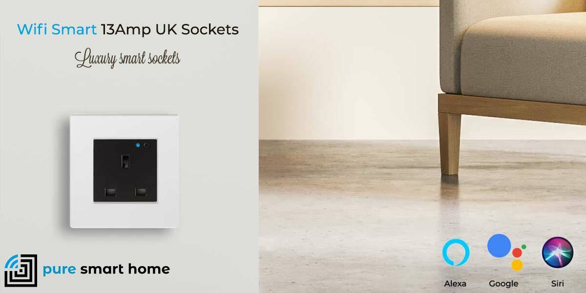 Pure Glass Wifi Smart 13Amp Sockets