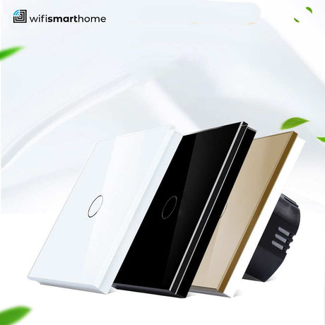 One gang glass led light switch