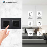 Prestige Pro Three Gang - Double Plate - Wifi Smart Dimmer (Plus) Switch