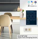 Pure Glass - Wi-Fi Smart Socket USB Fast Charge