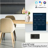 Pure Glass - Wi-Fi Smart Socket USB Fast Charge