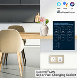 Pure Glass - Wi-Fi Smart Socket USB Fast Charge