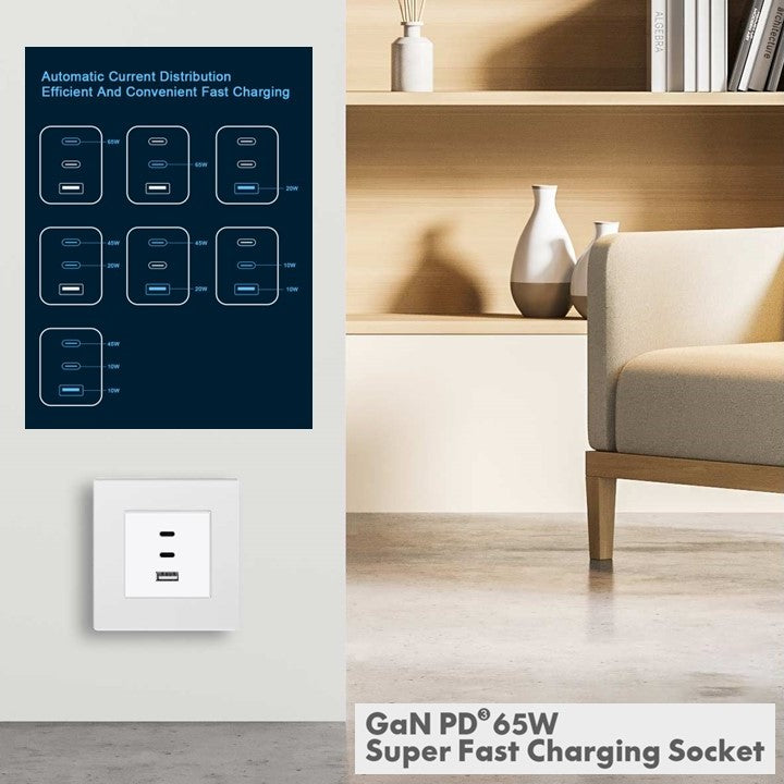 Pure Glass - USB Fast Charge