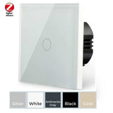 Zigbee One Gang Pure Glass Wifi Smart Switch - No Neutral