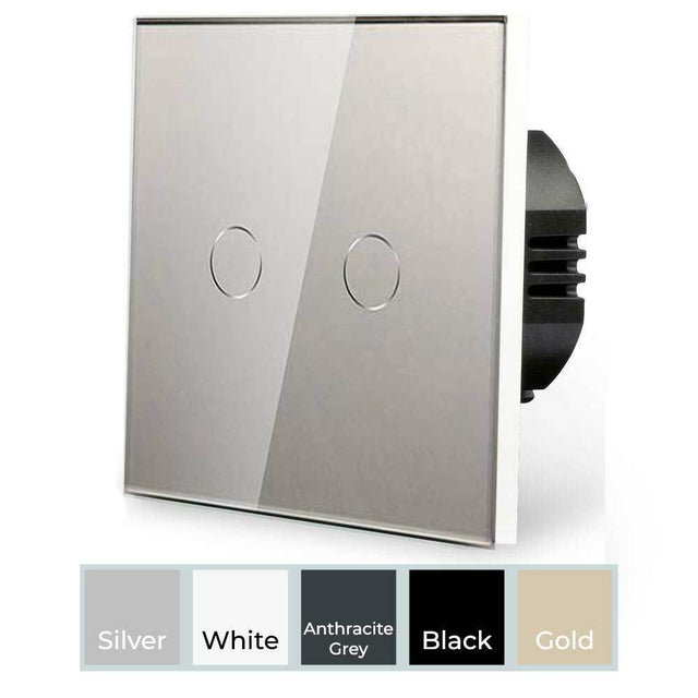 wifi Smart two gang switch no neutral and two way, intermediary or 3 way