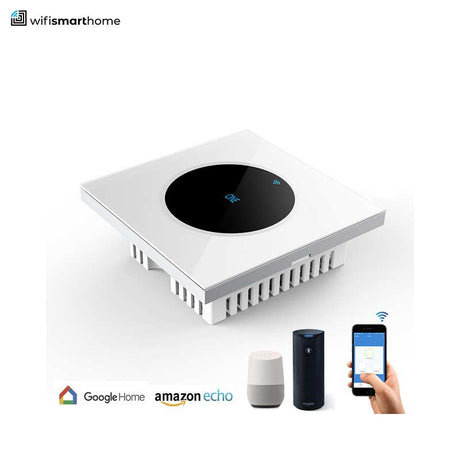Smart Wifi Spur Switch - 40 AMP - Pure Glass