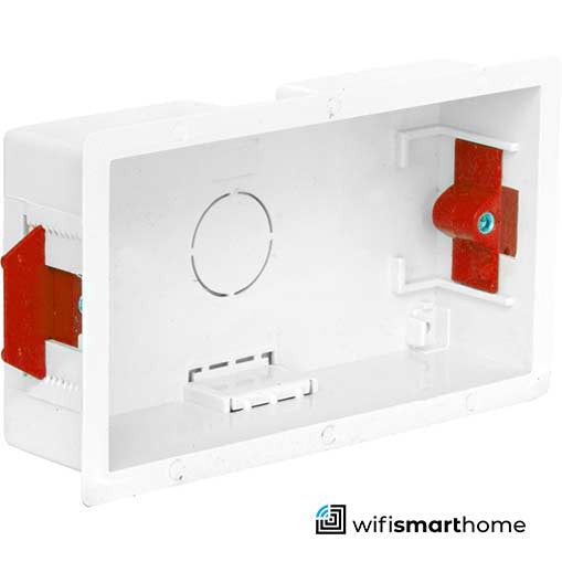 35mm double dry lining plasterboard stud wall socket switch box