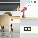 Pure Glass Double Wifi Smart UK Socket - 13 AMP