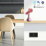 Pure Glass Double Wifi Smart UK Socket - 13 AMP