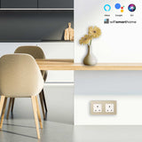 Pure Glass Double Wifi Smart UK Socket - 13 AMP