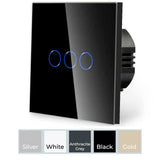 three 3 gang smart two way switch, no neutral. Three gang wifi smart light switch works with no neutral or a neutral wire.
