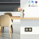Pure Glass Double Wifi Smart UK Socket plus USB - 13 AMP