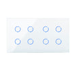 Spare Cover Pure Glass 8 Gang Wi-Fi Smart Switch