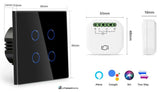 Four Gang No Neutral Smart Switch with Dimmer Kit