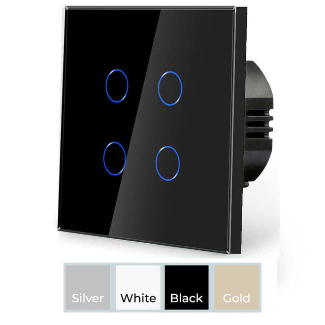 Spare Cover Pure Glass 4 Gang Wi-Fi Smart Switch