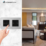 Prestige Pro - Five Gang - Double Plate - Standard Light Switch - Non Wifi