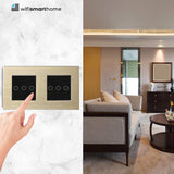 Prestige Pro - Six Gang - Double Plate - Standard Light Switch - Non Wifi