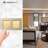 Prestige Pro - Six Gang - Double Plate - Standard Light Switch - Non Wifi