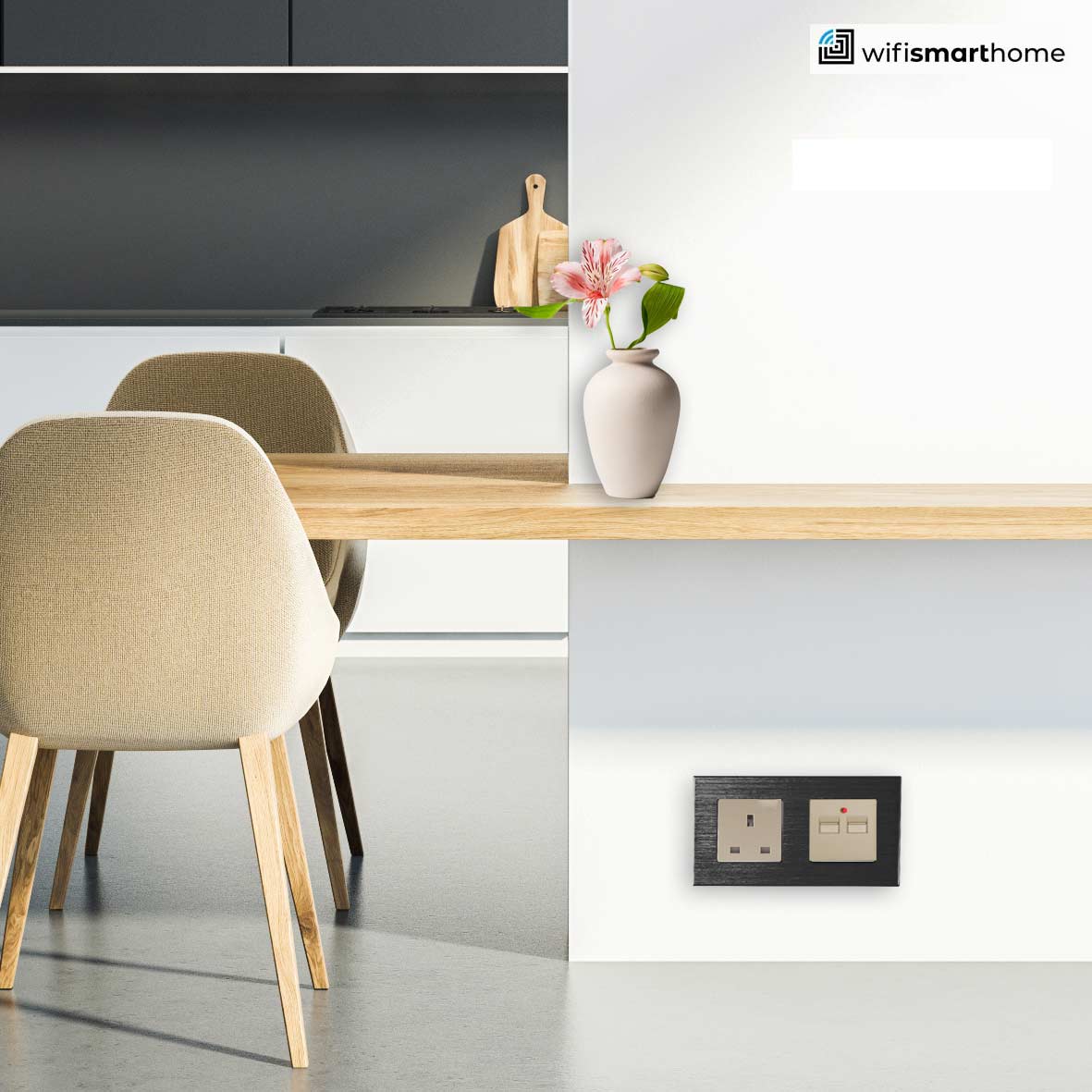 Prestige Pro -USB -Double Luxury UK Socket - 13 AMP