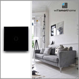 Zigbee One Gang Pure Glass Wifi Smart Switch - No Neutral