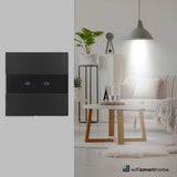 Prestige - Two Gang Standard Light Switch - Non Wifi - Two Way