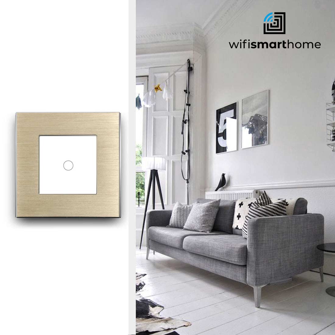 Prestige Pro One Gang Wifi Smart Dimmer (Plus) Switch