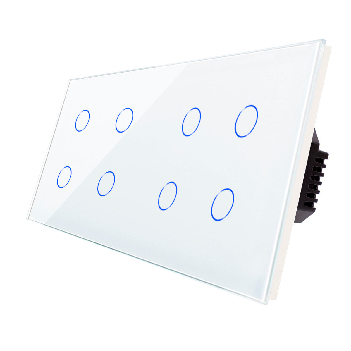 8 Gang Smart Wi-Fi Switch Neutral and No Neutral White