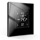 Wifi Smart Thermostat_Pure Glass Black