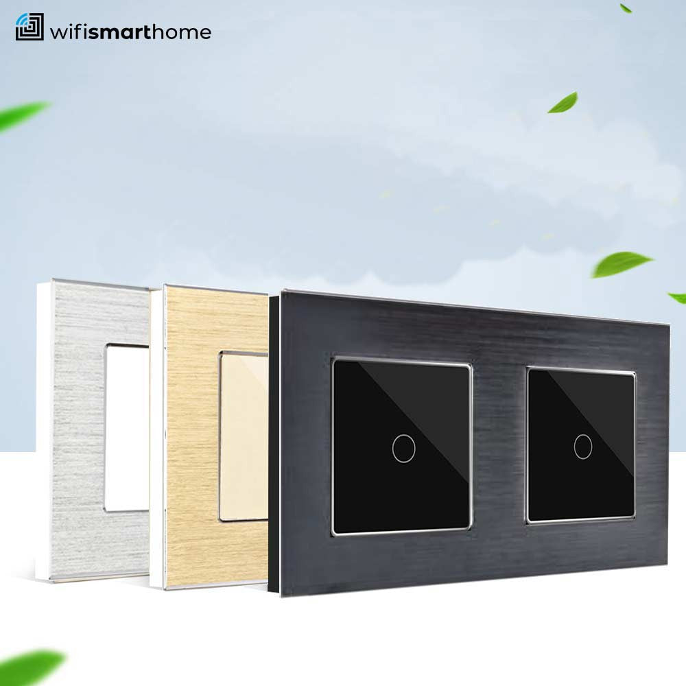 Prestige Pro - Two Gang - Double Plate - Standard Light Switch - Non Wifi