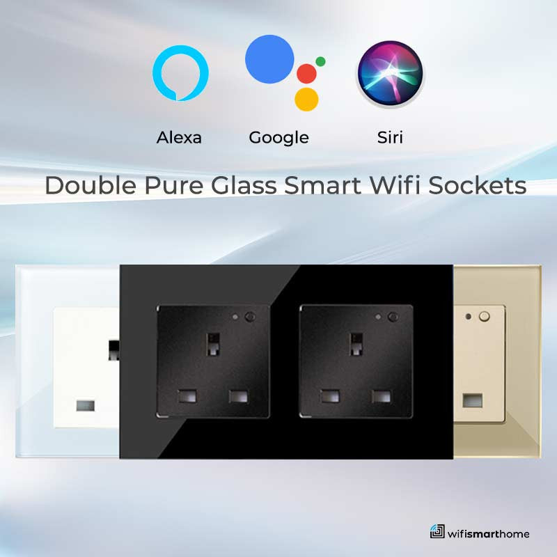 Twin doubleUK smart 13 amp socket.