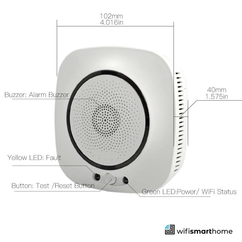 Wifi gas alarm